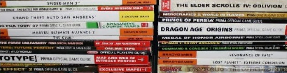 Video Game Guide Books & Magazines