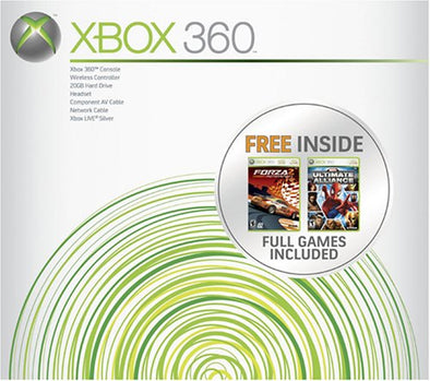 Microsoft Xbox 360 Forza 2/Marvel Ultimate Alliance Console Bundle (boxed)