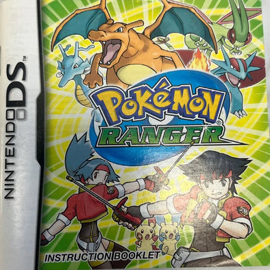 Pokemon Ranger instruction manual