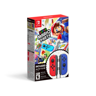 Switch Joy-Con Blue / Red Super Mario Party Bundle