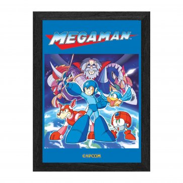 Mega Man 6: Mr. X Framed Lenticular Poster - 10"x12