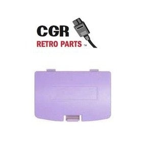 Game Boy Color battery cover (clear purple)