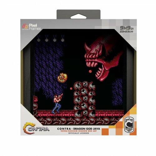 Pixel Frame - Contra: Dragon God Java (9" x 9")