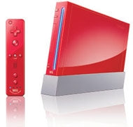 Nintendo Wii console (red)