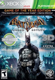 Batman: Arkham Asylum Game of The Year Edition