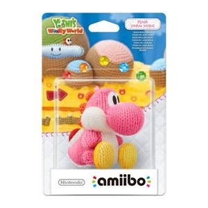 Yoshi's Wooly World Pink Yarn Yoshi Amiibo