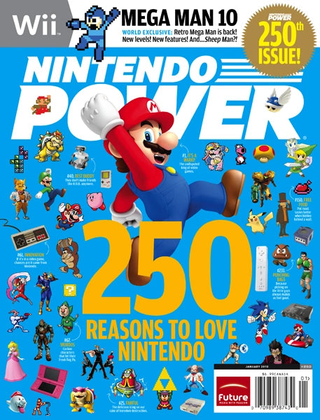 Nintendo Power Magazine volume 250 Newsstand Edition