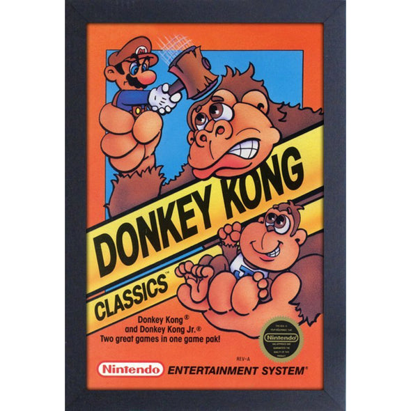 Framed Print: Donkey Kong