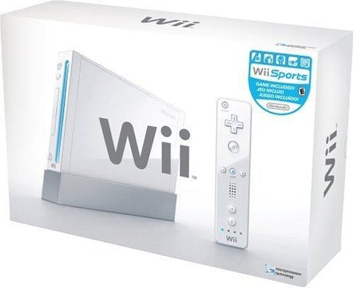 Wii console with Wii Sports (boxed)