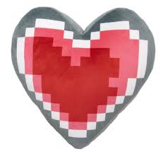 Zelda Heart Container pillow plush