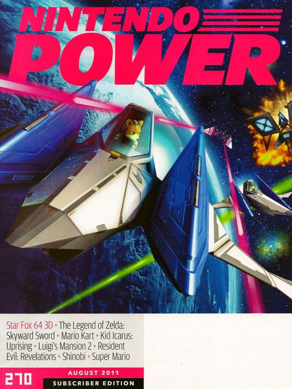Nintendo Power Magazine volume 270 Subscriber Edition